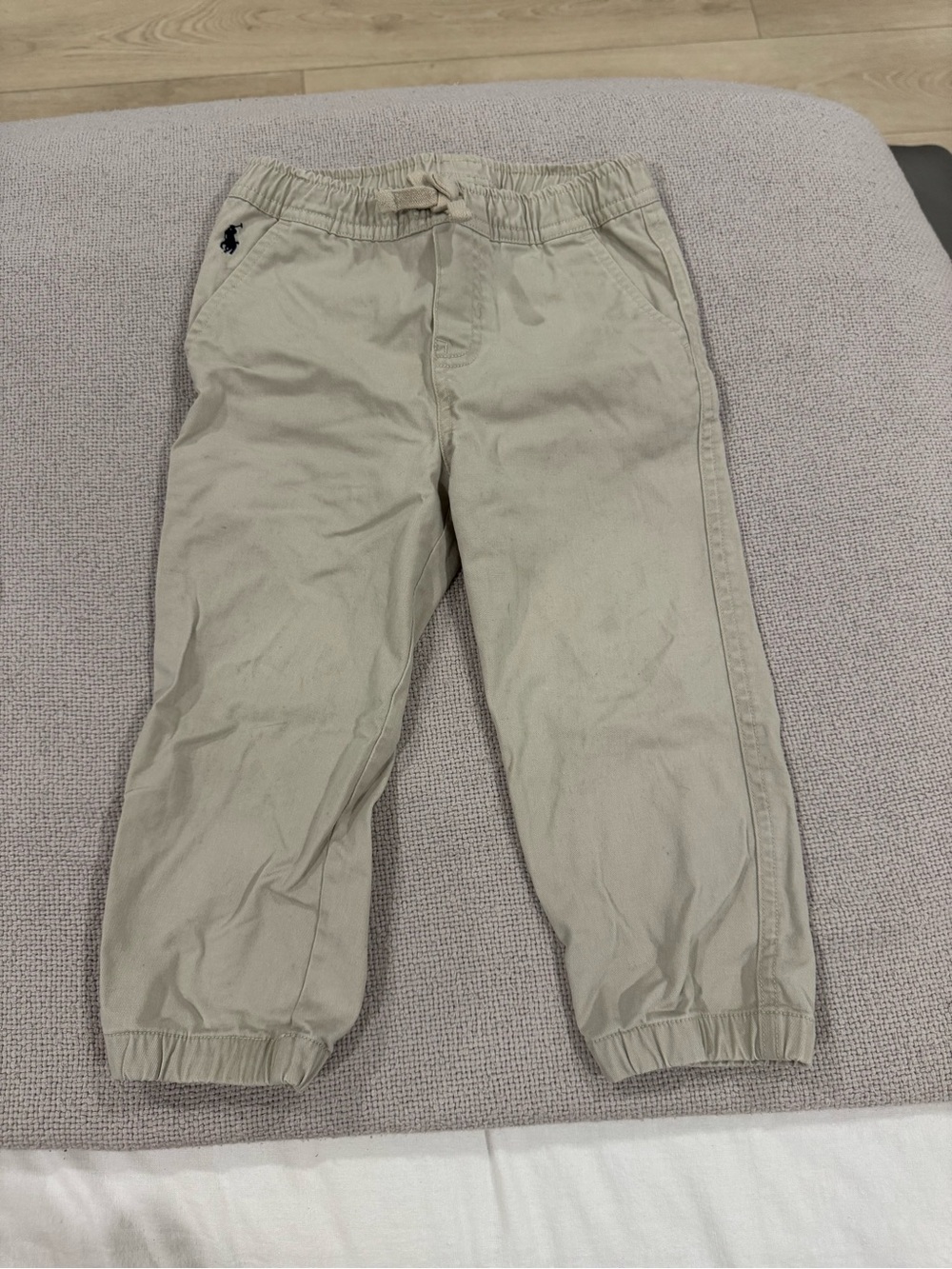 Ralph Lauren Kids Tan Elastic-Waist Joggers